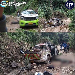 Atentado contra policías en Colombia