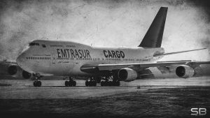 Desguazado avión venezolano-irani. Foto Noticias 24