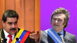 Gobierno Venezuela emitió orden de arresto contra Javier Milei. Foto Ambito Financiero.
